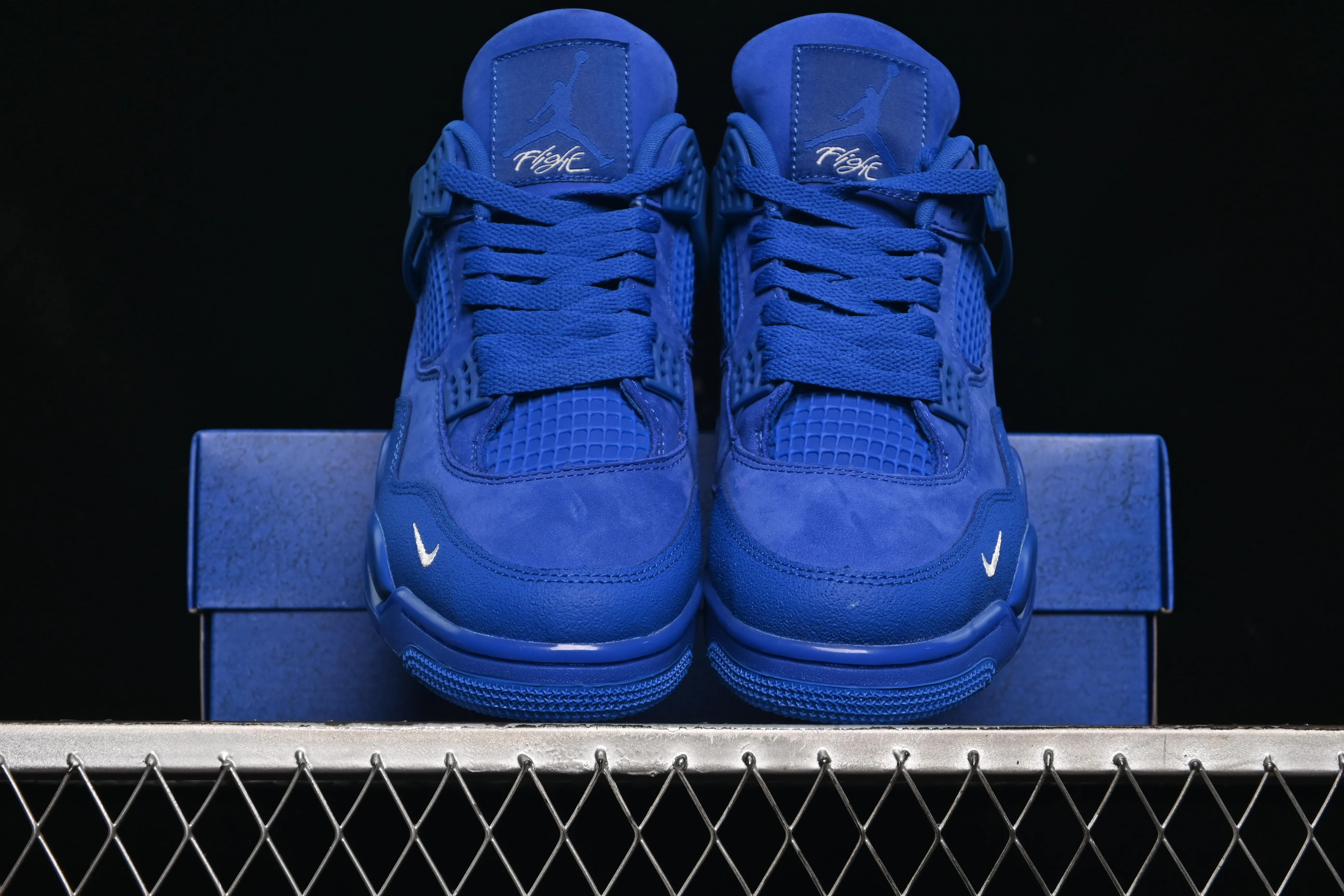 All categories Air Jordan Jordan series basketball shoes Air Jordan 4 Nigel Sylvester x Air Jordan 4 Retro "Blue" AJ4 Joe 4 joint blue brick HF4340-400